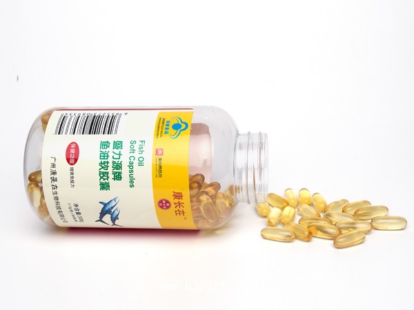 康长在盛力源牌鱼油软胶囊 300粒