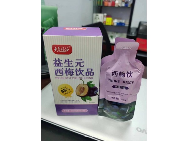 大美膳谷益生菌西梅饮液体饮料代加工OEM